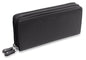 SADDLER GABRIELLA Leather Double Zip Around Purse - 8 Card Slots, Phone Pocket, and Coin Purse - RFID Protected