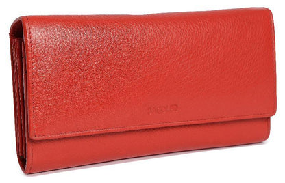Large Leather Multi-Section Purse "Grace" – Handmade by Saddler | RFID Protected & Gift Boxed
