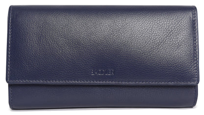 Large Leather Multi-Section Purse "Grace" – Handmade by Saddler | RFID Protected & Gift Boxed