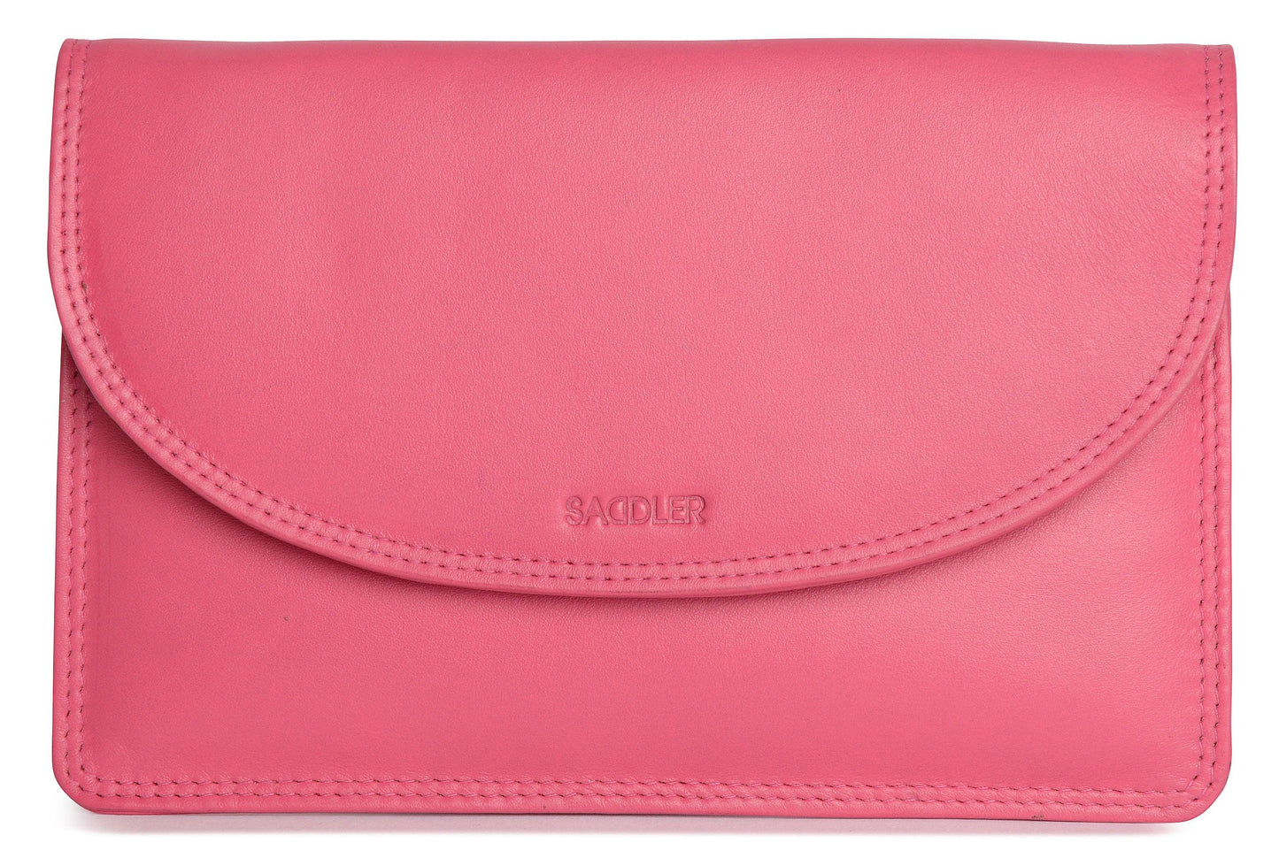 SADDLER ISABELLE Leather Slimline Crossbody Bag - Adjustable Strap, Multiple Pockets, Magnetic Closure - RFID Protected