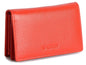 SADDLER JESSICA Leather Credit Card Holder with RFID Protection - 2 Sections and ID Window
