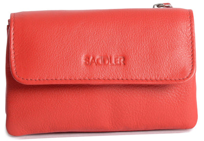 Spacious Leather Purse "Lily" – Handmade by Saddler | RFID Protected & Gift Boxed | Triple Gusset Design for Cards, Coins & Keys