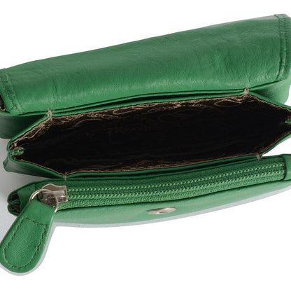 Spacious Leather Purse "Lily" – Handmade by Saddler | RFID Protected & Gift Boxed | Triple Gusset Design for Cards, Coins & Keys