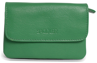 Spacious Leather Purse "Lily" – Handmade by Saddler | RFID Protected & Gift Boxed | Triple Gusset Design for Cards, Coins & Keys