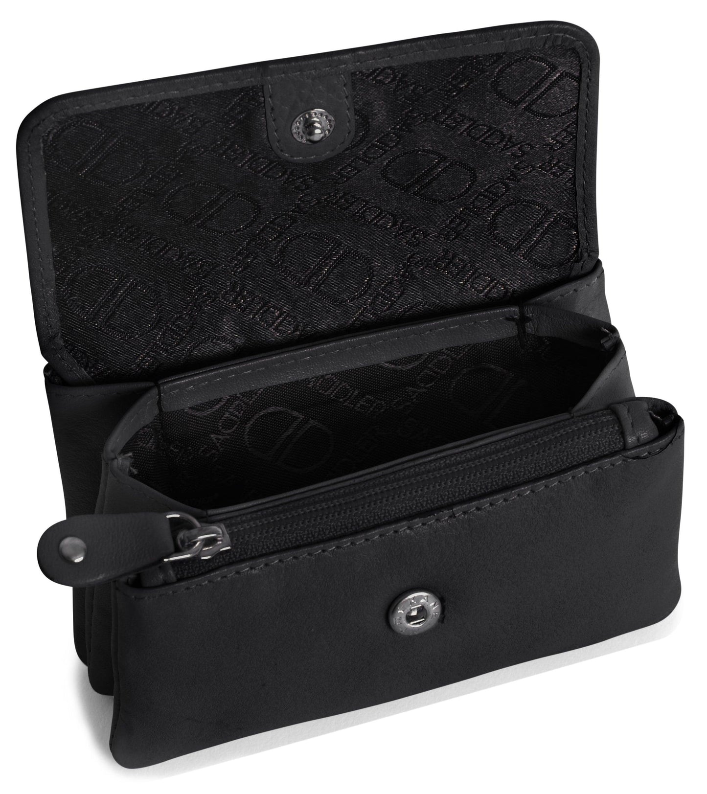 Spacious Leather Purse "Lily" – Handmade by Saddler | RFID Protected & Gift Boxed | Triple Gusset Design for Cards, Coins & Keys