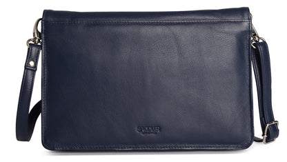 SADDLER Olivia 3-Section Leather Crossbody Bag & Clutch – Compact & Stylish - Gift Boxed