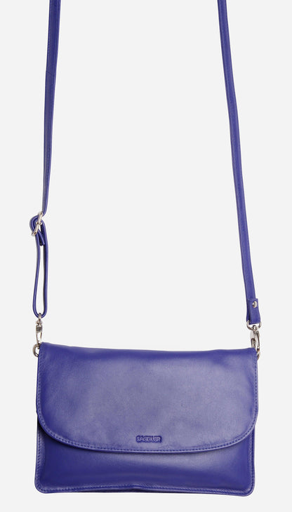 SADDLER Olivia 3-Section Leather Crossbody Bag & Clutch – Compact & Stylish - Gift Boxed