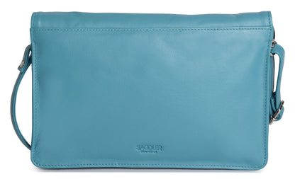 SADDLER Olivia 3-Section Leather Crossbody Bag & Clutch – Compact & Stylish - Gift Boxed