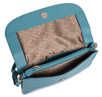 SADDLER Olivia 3-Section Leather Crossbody Bag & Clutch – Compact & Stylish - Gift Boxed