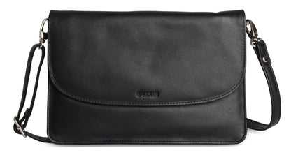 SADDLER Olivia 3-Section Leather Crossbody Bag & Clutch – Compact & Stylish - Gift Boxed