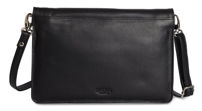 SADDLER Olivia 3-Section Leather Crossbody Bag & Clutch – Compact & Stylish - Gift Boxed