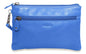 SADDLER SCARLETT Leather Zip Top Mini Clutch - Phone Holder with Detachable Wrist Strap - RFID Protected