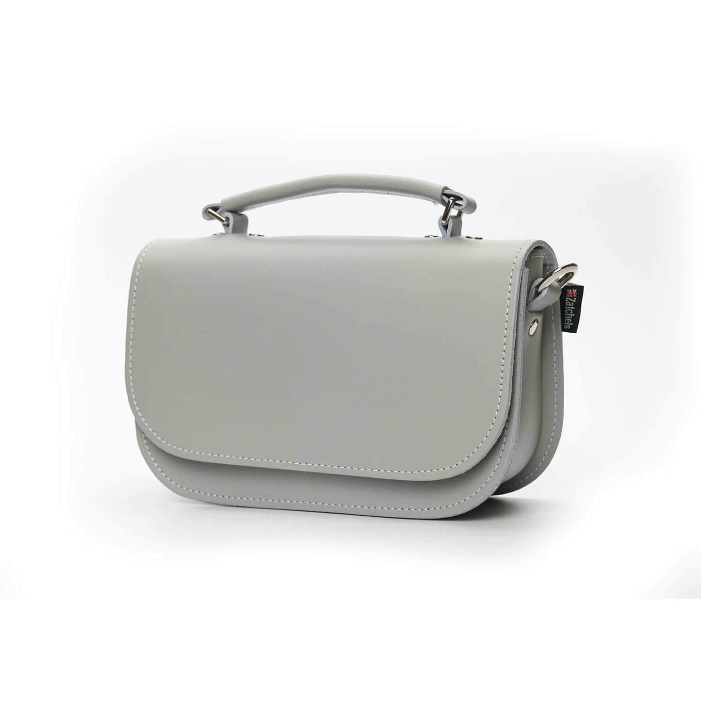 Aura Handmade Leather Bag - Ghost