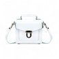 Handmade Leather Sugarcube Handbag - White